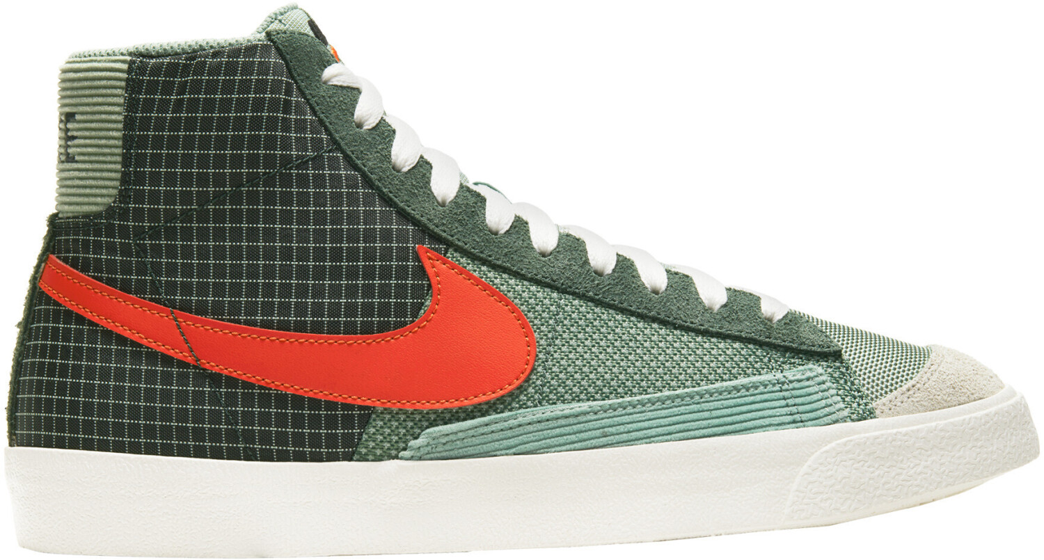 nike blazer green orange
