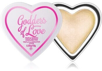 Makeup Revolution Goddess of Love Triple Baked Highlighter (10g) Golden Goddess