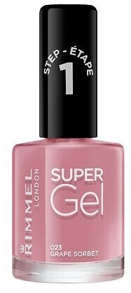 Rimmel London Super Gel Nail Polish (12ml)  023 Grape Sorbet
