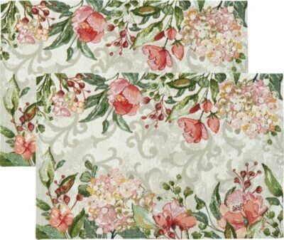 Sander Tischset 2er-Pack Gobelin Love Flowers grün/rosa Gr. 32 x 48,  19616208 ab 13,90 € | Preisvergleich bei