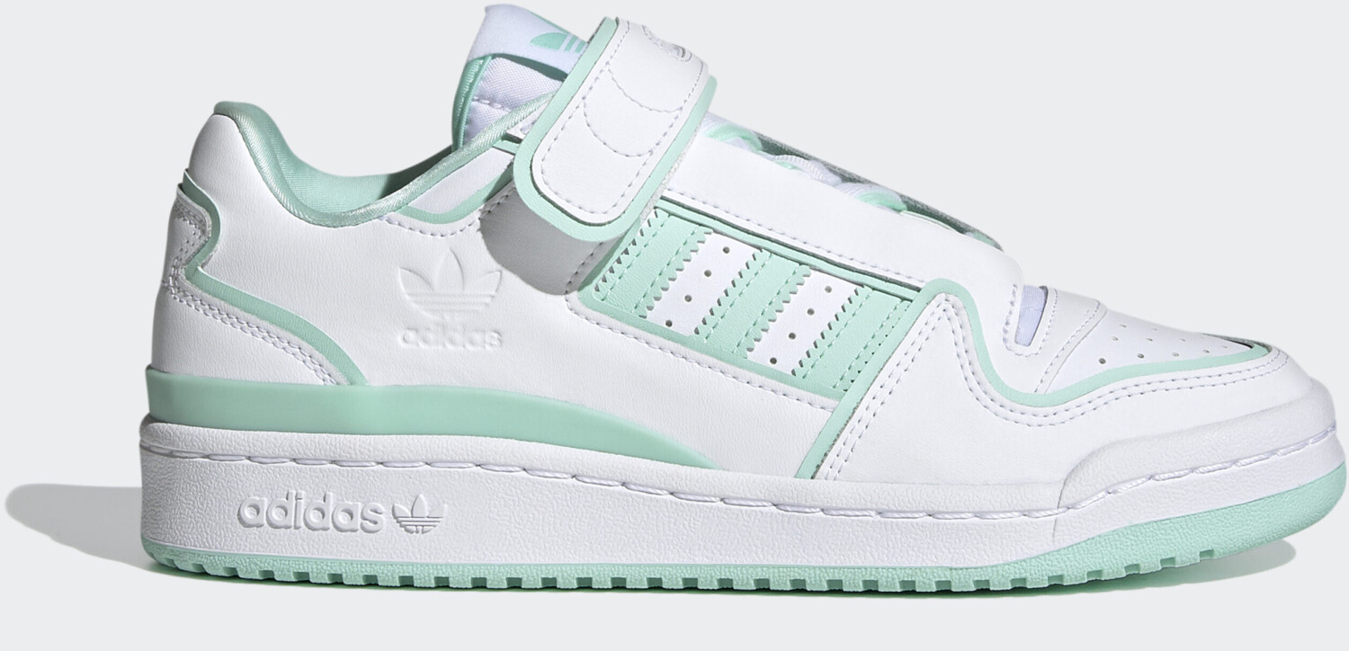 Buy Adidas Forum Plus Cloud White/Cloud White/Clear Mint from Â£85.00 (Today) â Best Deals on 