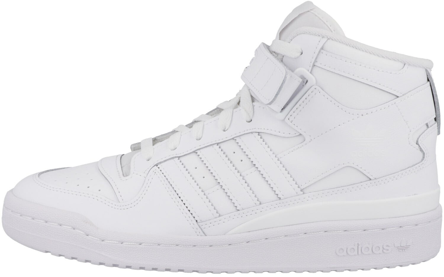 White adidas mid tops store