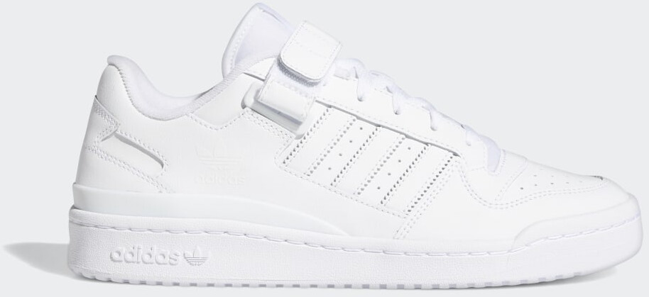 White adidas low tops sales