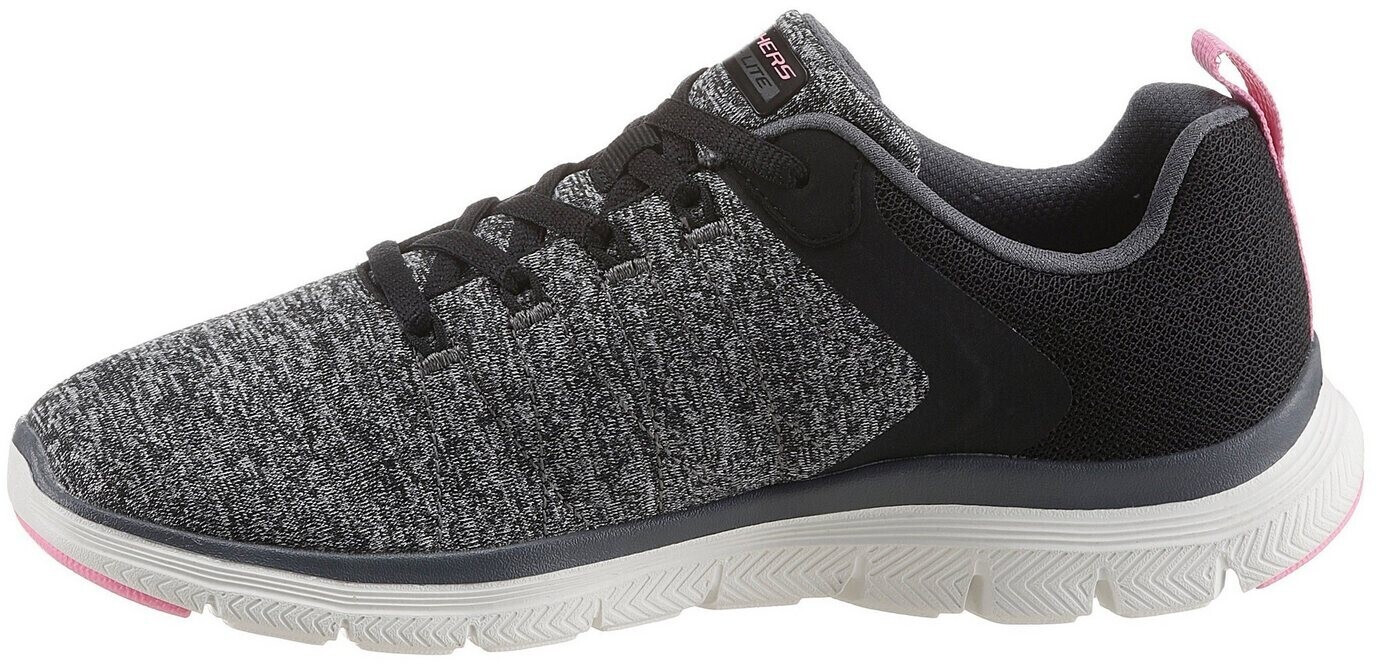 Buy Skechers Flex Appeal 4.0 black/pink from Â£50.77 (Today) â Best Deals on idealo.co.uk