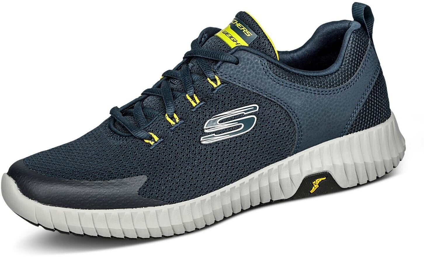 skechers elite leather trainers