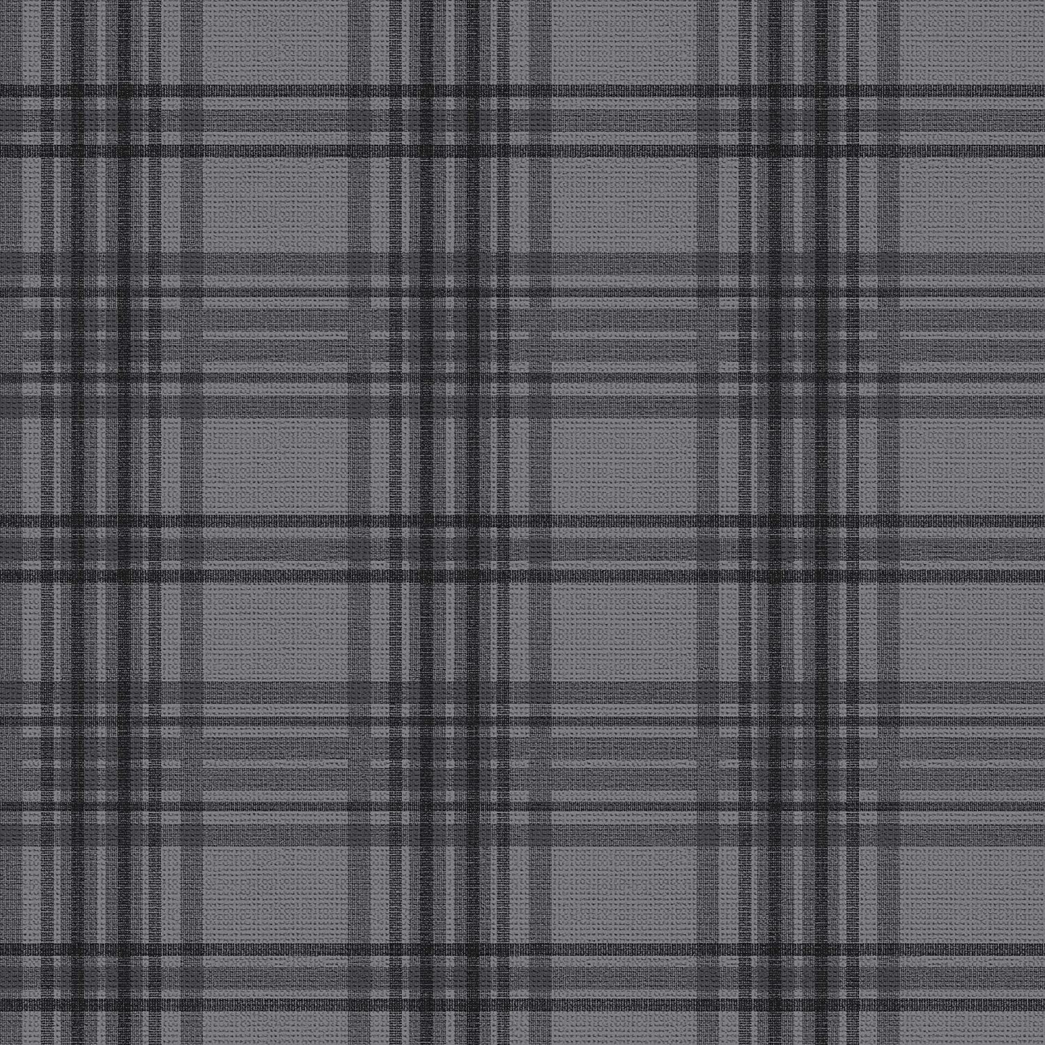Graham Brown Easy Charcoal Country Tartan Checkered 