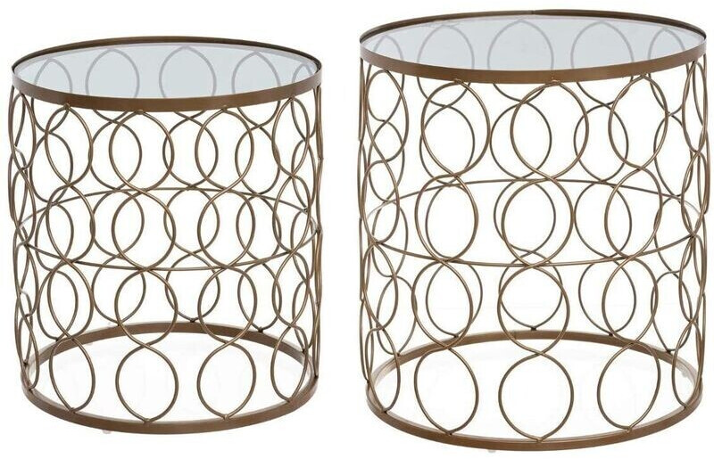 Atmosphera Table d'appoint archi (lot de 2)