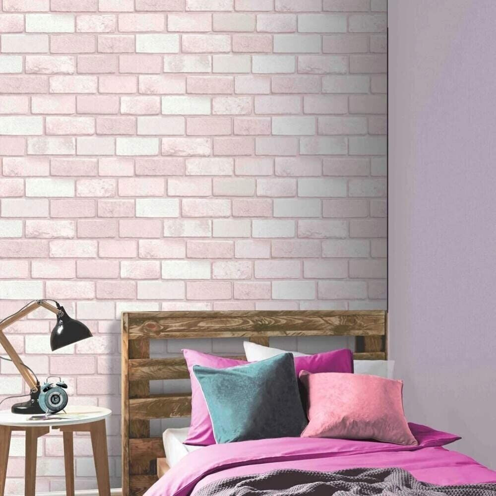 Arthouse Diamond Pink Brick Wallpaper ab 16,16 € Preisvergleich bei