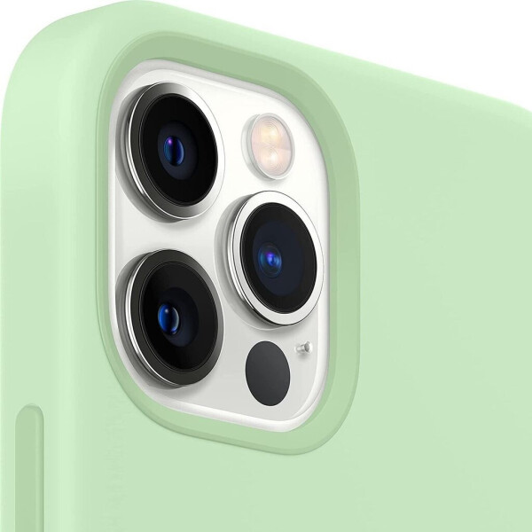 Apple Silikon Case mit MagSafe (iPhone 12 Pro Max) Pistazie, Bild 6