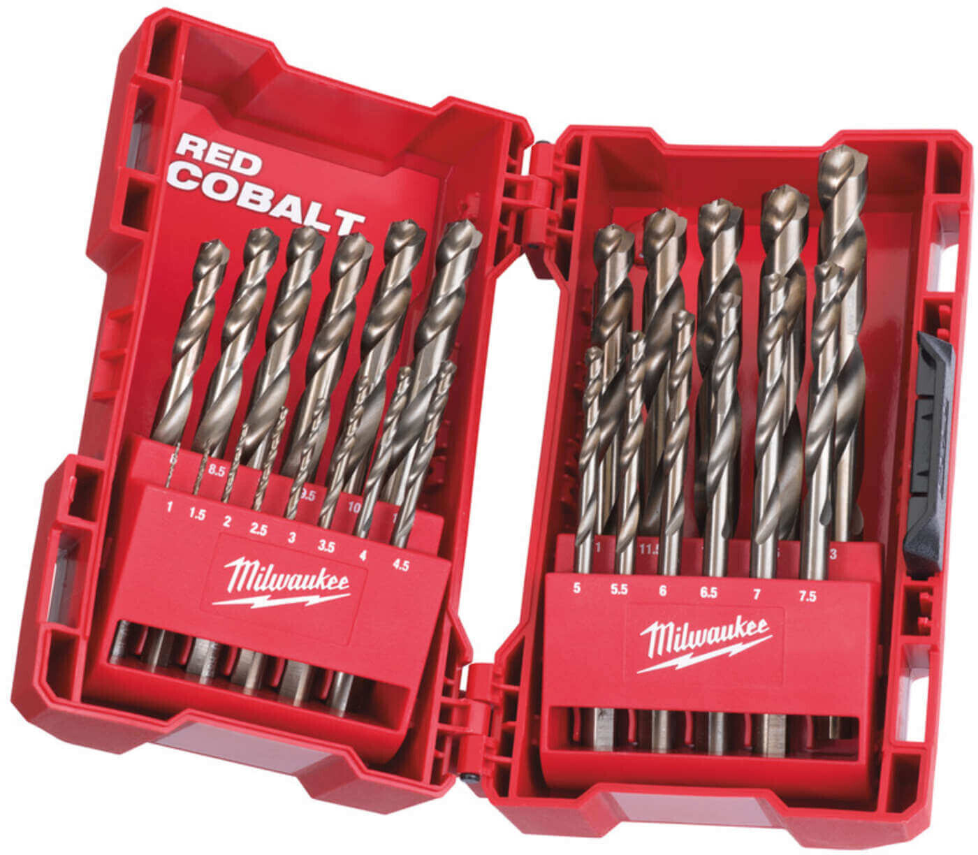 Milwaukee Red Cobalt HSS-G Metal drill set (25 pcs.) 4932352471