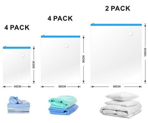 SoBuy Vakuumbeutel Reise 10 Stück Aufbewahrungsbeutel 3 Größen Vakuum ...