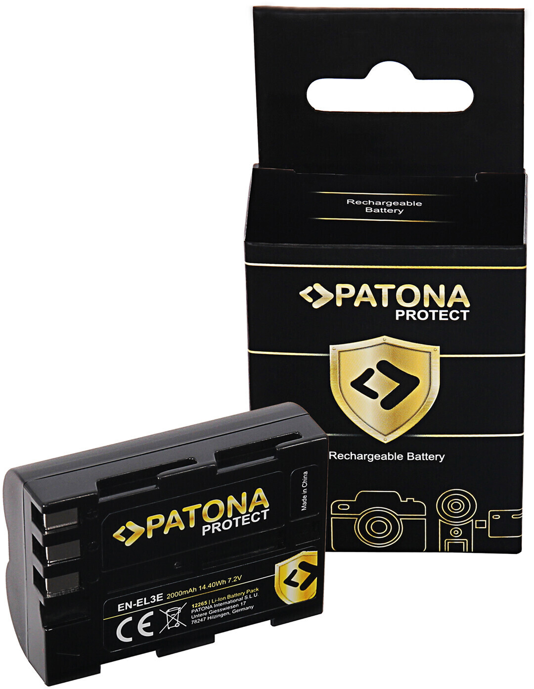 Patona Replacement Battery for Nikon EN-EL3e (2000mAh)