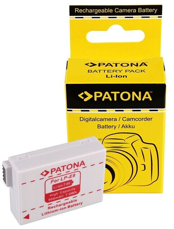 Patona Replacement Battery for Canon LP-E8 (950mAh)