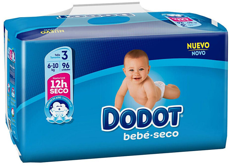Buy Dodot Bebe Seco Size 3 6-10 Kg 40 Units - Parafarmacia Campoamor