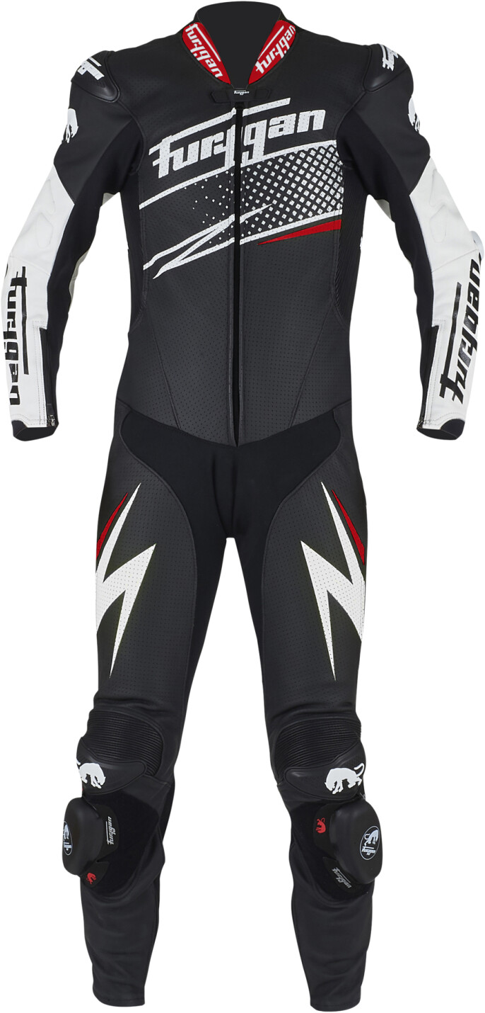 Furygan Full Ride (1pc.) black/white/red