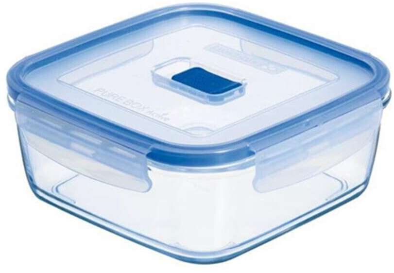 Luminarc Storage Jar with Active Lid square 1220 ml