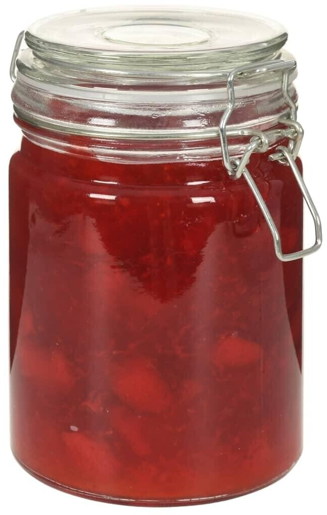 vidaXL Glass Jar with Swing Stopper 750 ml (6 pcs)