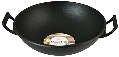 H+H 6232 wok with 2 handles 32 cm