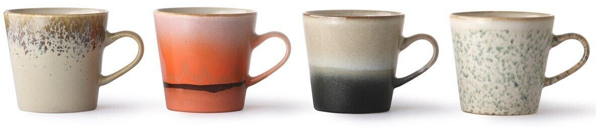 HKliving 70s Americano Mugs ACE6920 (4 pcs.)