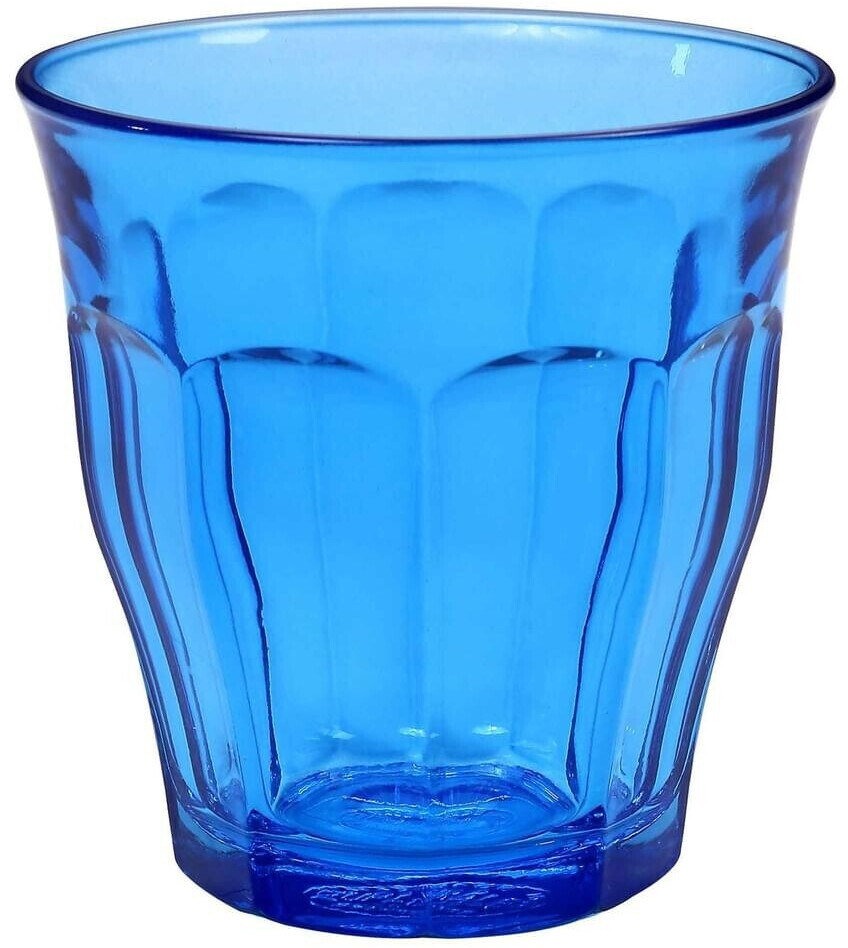 BO-CAMP Camping Gläser 4er Set Mix&Match Reise Trinkglas Wasser Wein Glas 200 Ml Farbe: Blau