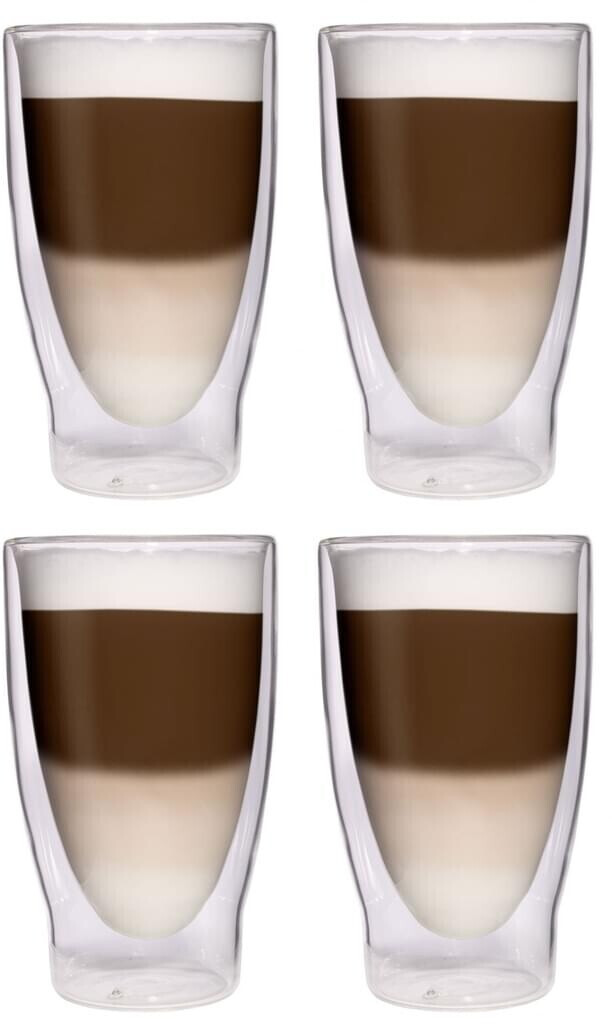 Feelino 4x 370ml XXL double-walled cocktail glasses