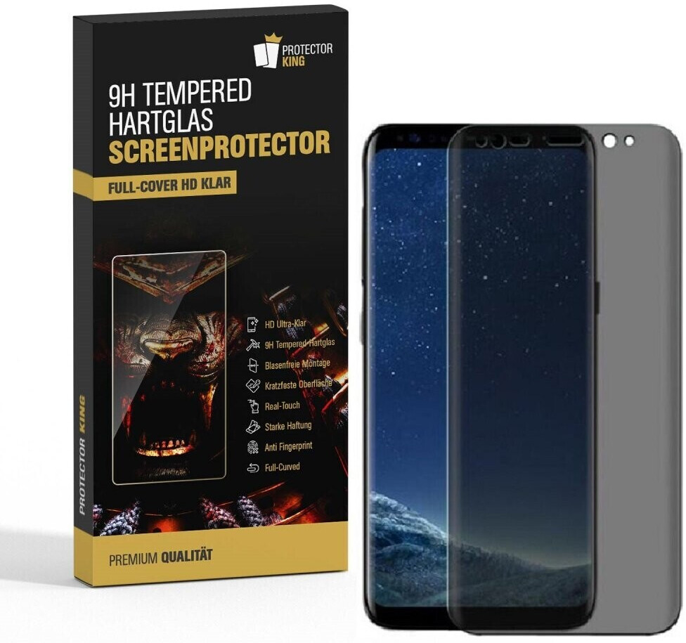 Protectorking 1x 9H Hartglas für Samsung Galaxy S9 Plus FULL