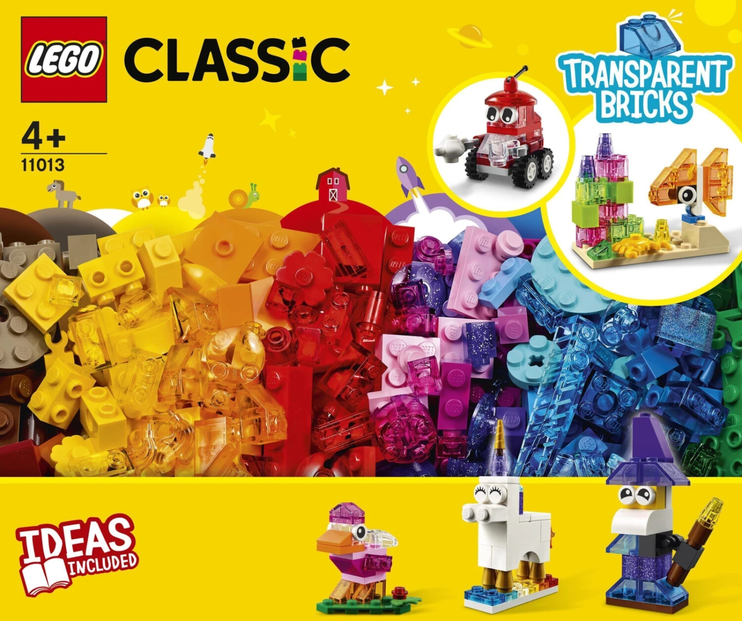 Lego classic transparent best sale