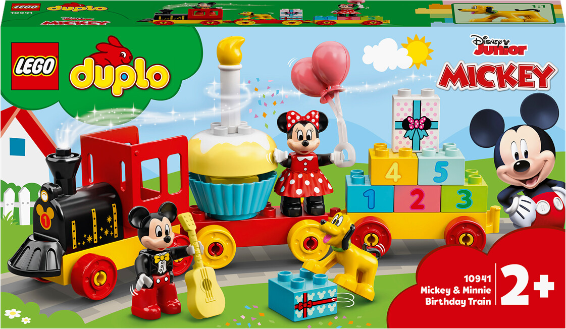 LEGO DUPLO Le train d'anniversaire de Mickey et Minnie 10941 LEGO : la  boite à Prix Carrefour