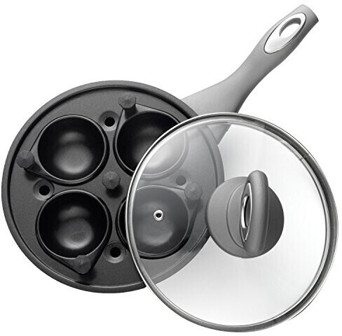Salter BW05391 Marble Collection poaching pan with 4 inserts grey