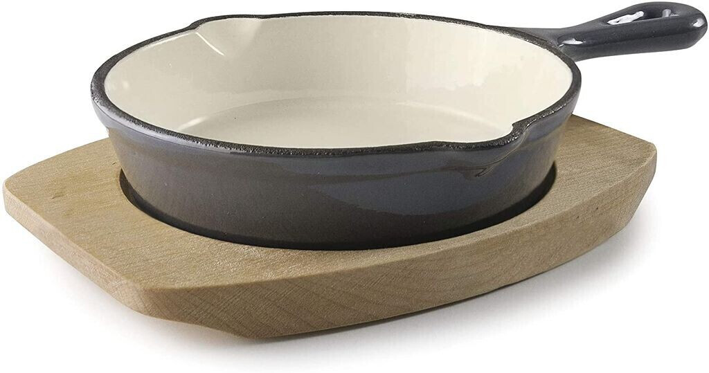 Lacor Magma Red/Grey frying pan grey colour gradient