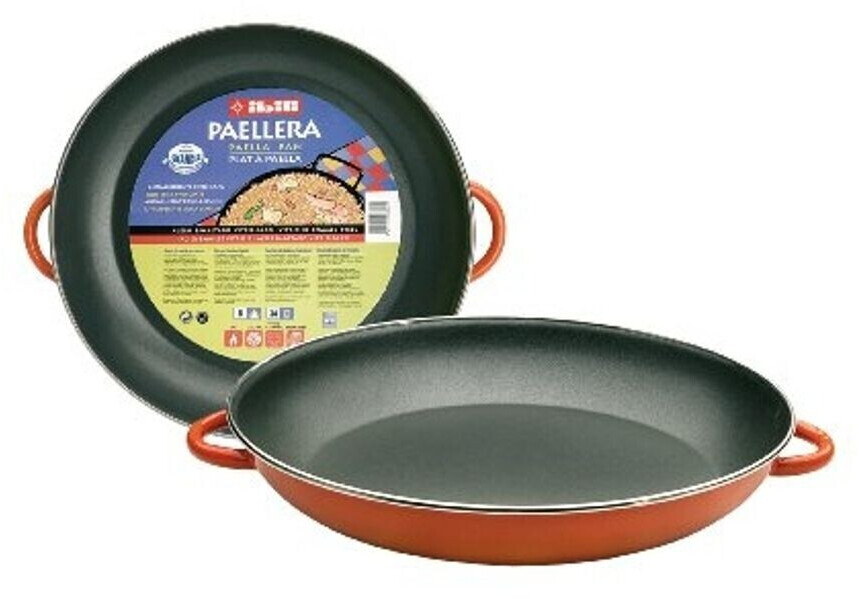 ibili Paella pan 38 cm steel/metal orange/black