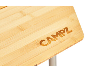 CAMPZ Hexa Bambus Falttisch 100x86x40/60cm braun 2021 Campingtisch