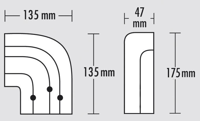 Profil | mit (8560) 1,99 ab € Preisvergleich Blendenbefestigung Gardinia bei einläufig Vorhangschiene 120cm für