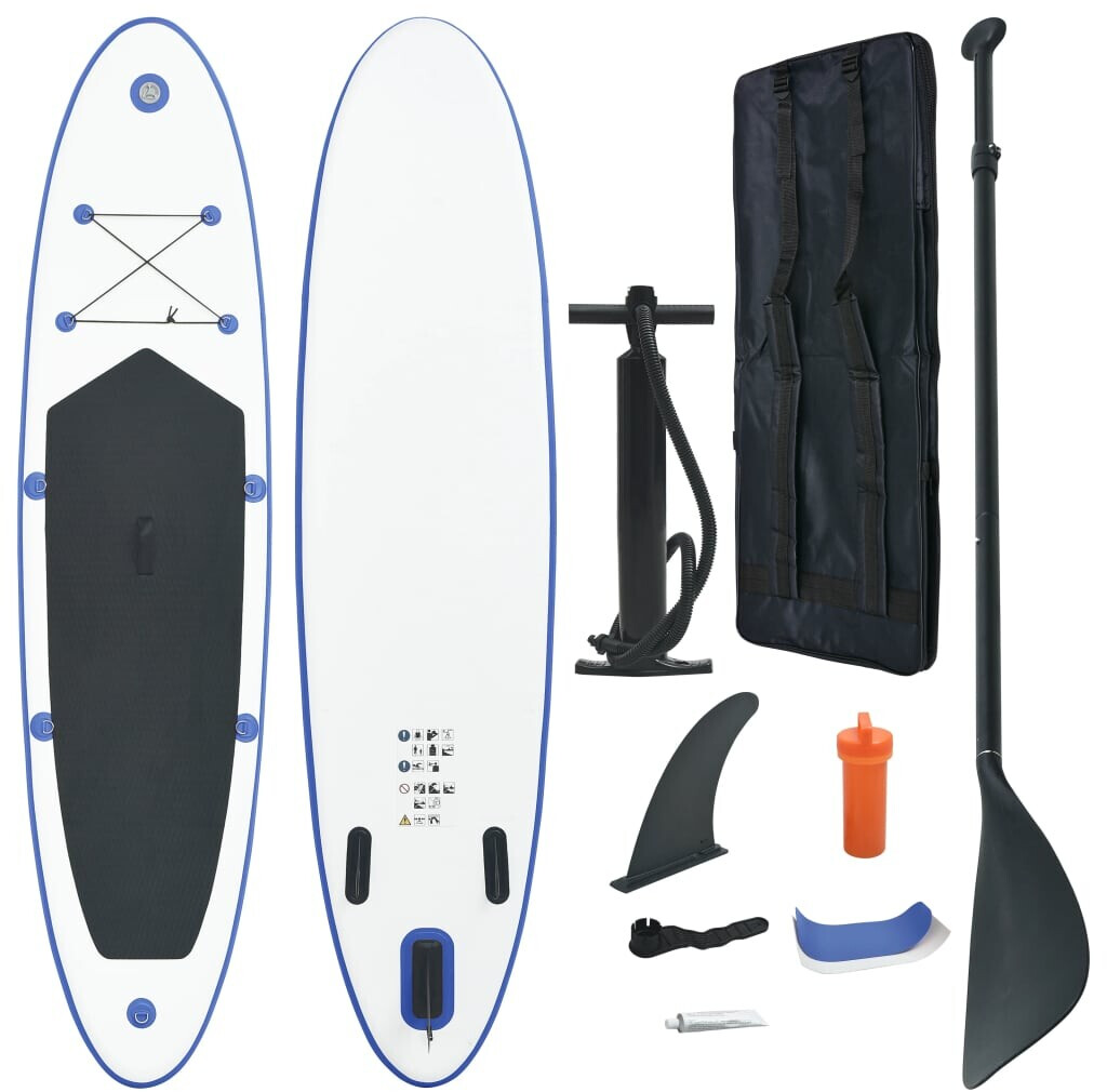vidaXL iSUP 390 cm blue/white