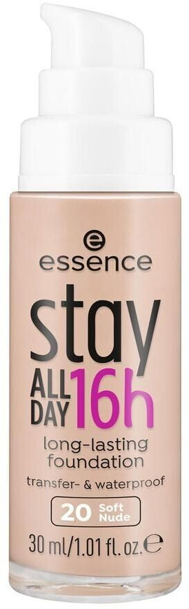 Essence Stay ALL DAY 16h long-lasting Foundation 20 Soft Nude (30ml)
