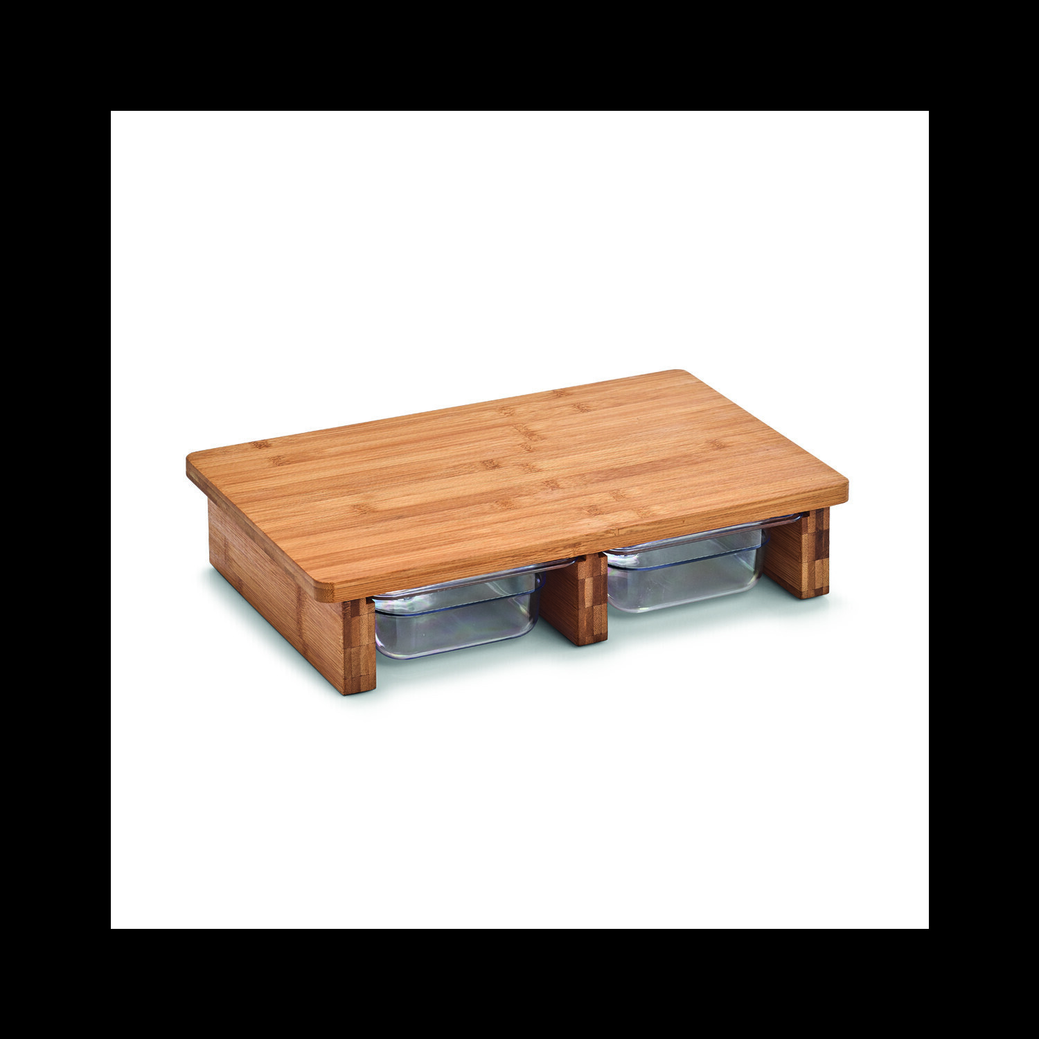 Zeller Bamboo Chopping Board 40,5 x 26,5 x 8,5 cm (25178)