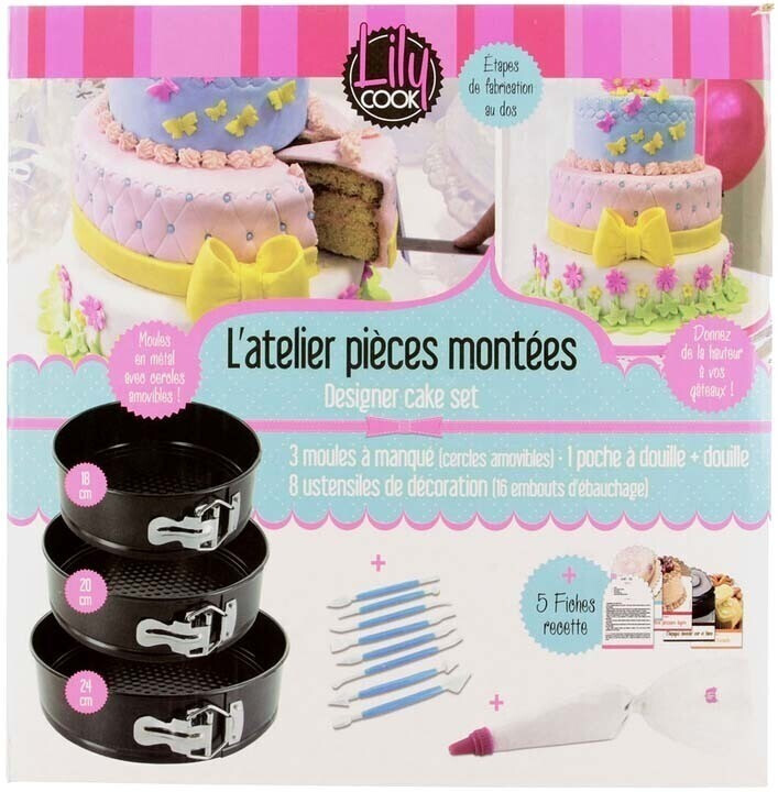 Lily Cook Kit pâtisserie pièces montées