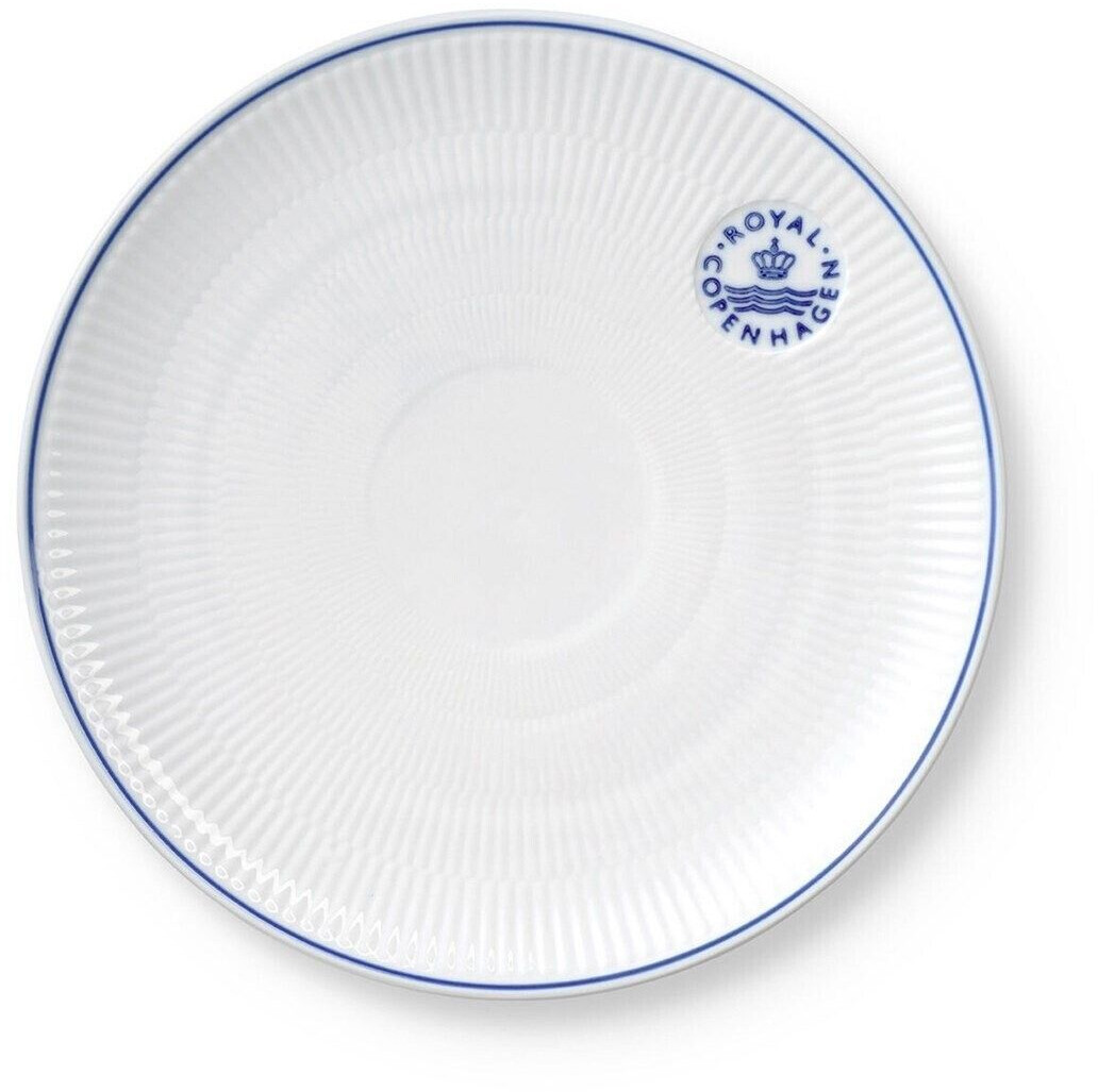 Royal Copenhagen Blueline coupe plate 23 cm white-blue
