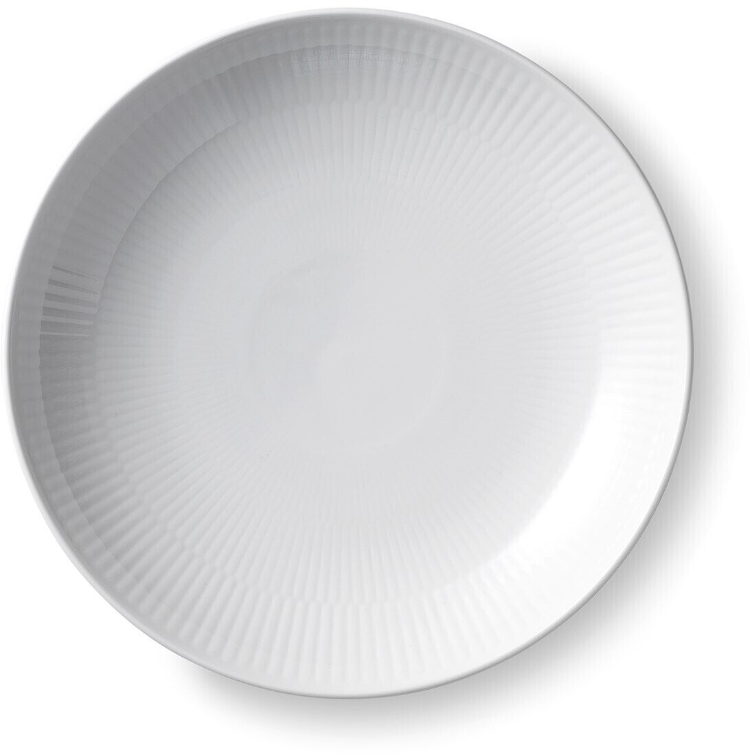 Royal Copenhagen White Fluted modern plate 25 cm
