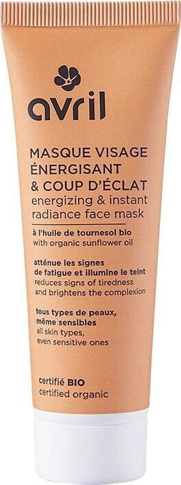 Avril Masque visage énergisant & coup d'éclat (50 ml)