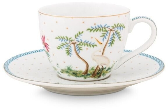 PiP Studio Jolie Espressocup & Saucer Dots Gold 120 ml