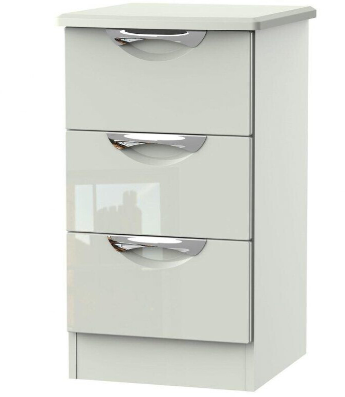 Buy Swift Belgravia High Gloss 3 Drawer Bedside from £149.99