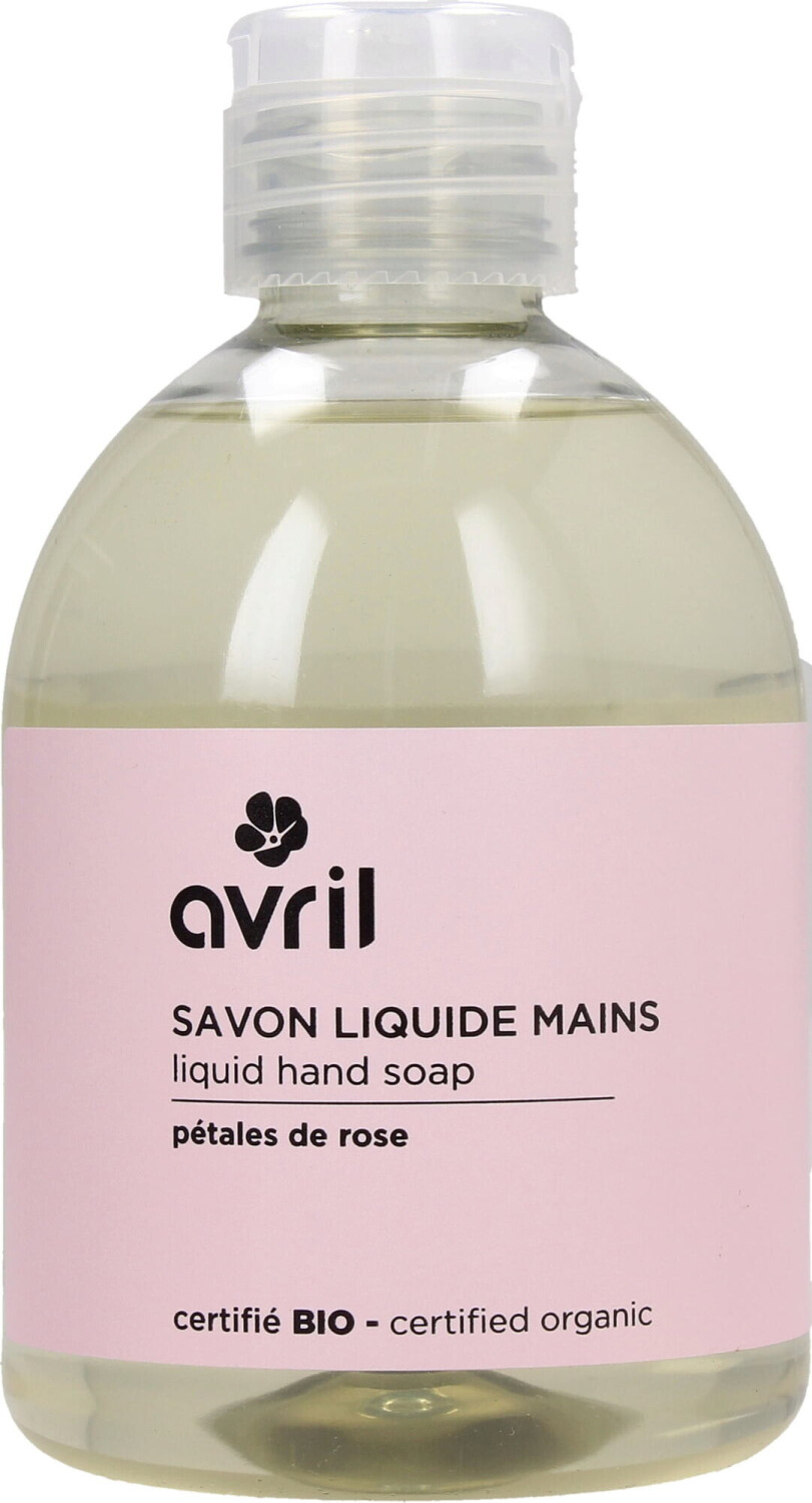 Avril Savon liquide mains pétales de rose (300 ml)