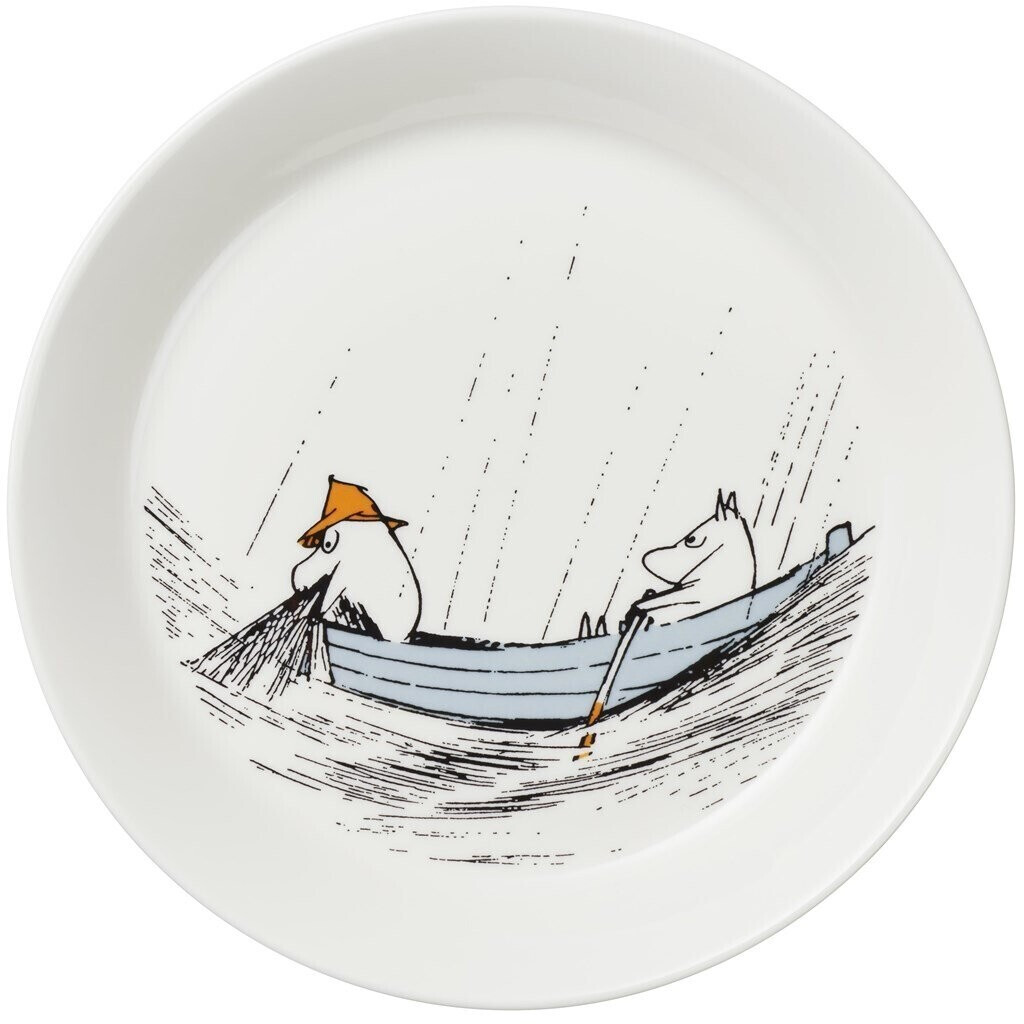 Arabia Faithfulness to the Origin Moomin Plate Winter 2017 white