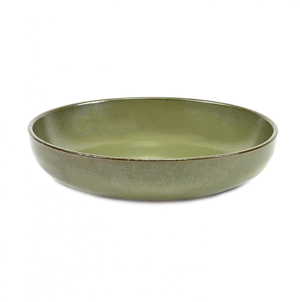 Serax Surface deep plate 19 cm Camogreen