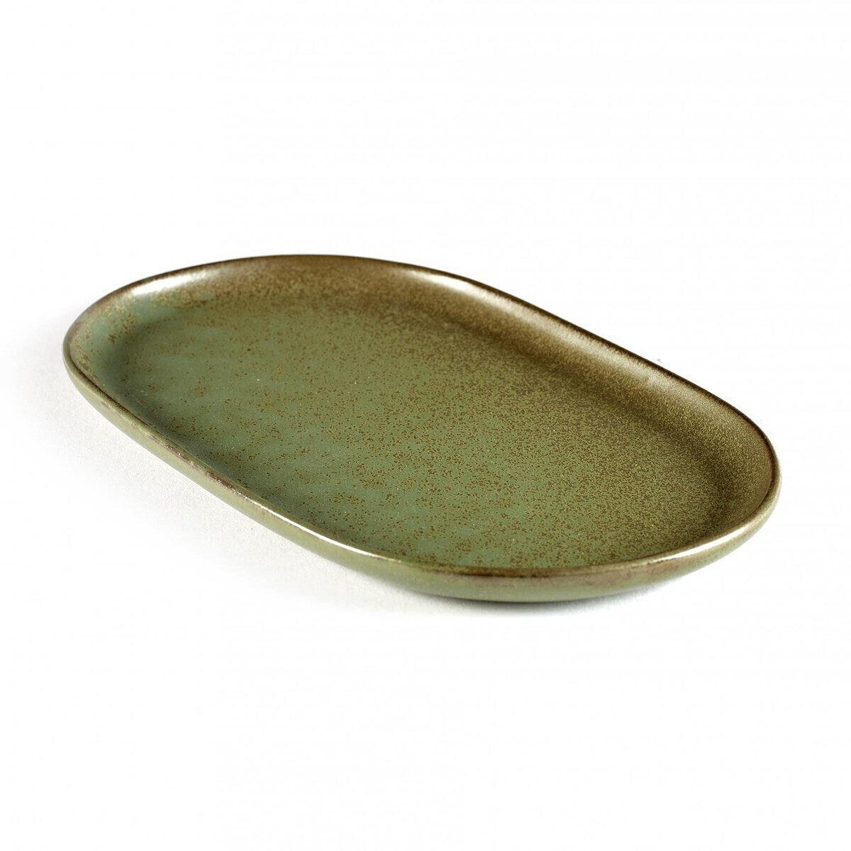 Serax Surface tapas plate 15 x 25 cm Camogreen