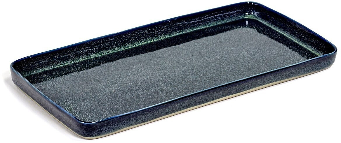 Serax Terres de Rêves plate 18 x 37 cm Dark blue