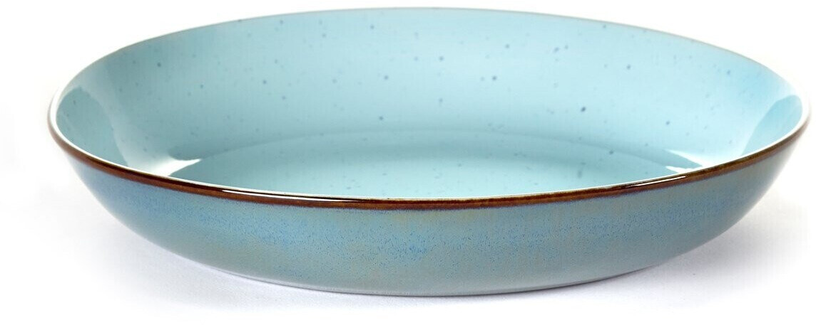 Serax Terres de Rêves pasta plate 23,5 cm Light blue-smokey blue