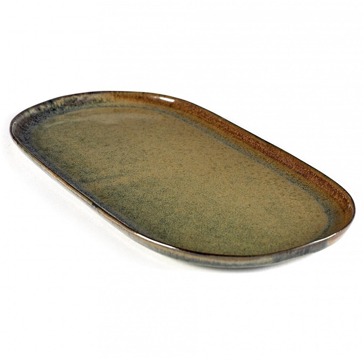 Serax Surface tapas plate 17 x 35,5 cm Indi grey