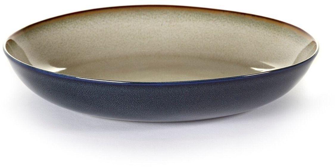Serax Terres de Rêves pasta plate 23,5 cm Misty grey-dark blue